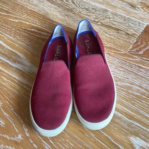 Rothy’s sneakers maroon size 9